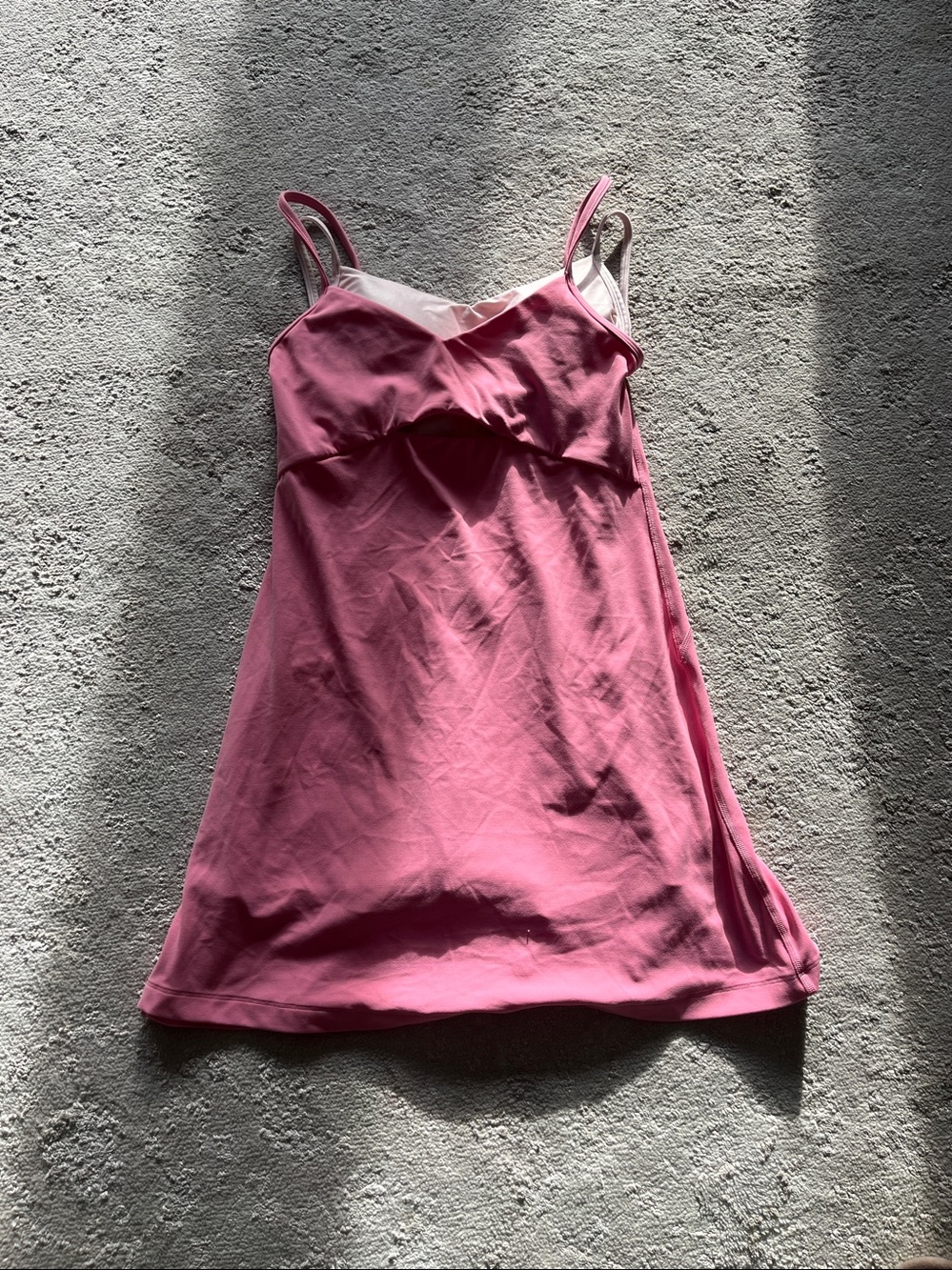 Lululemon Tennis Double Padded Layer Dress w/Undershorts Pink